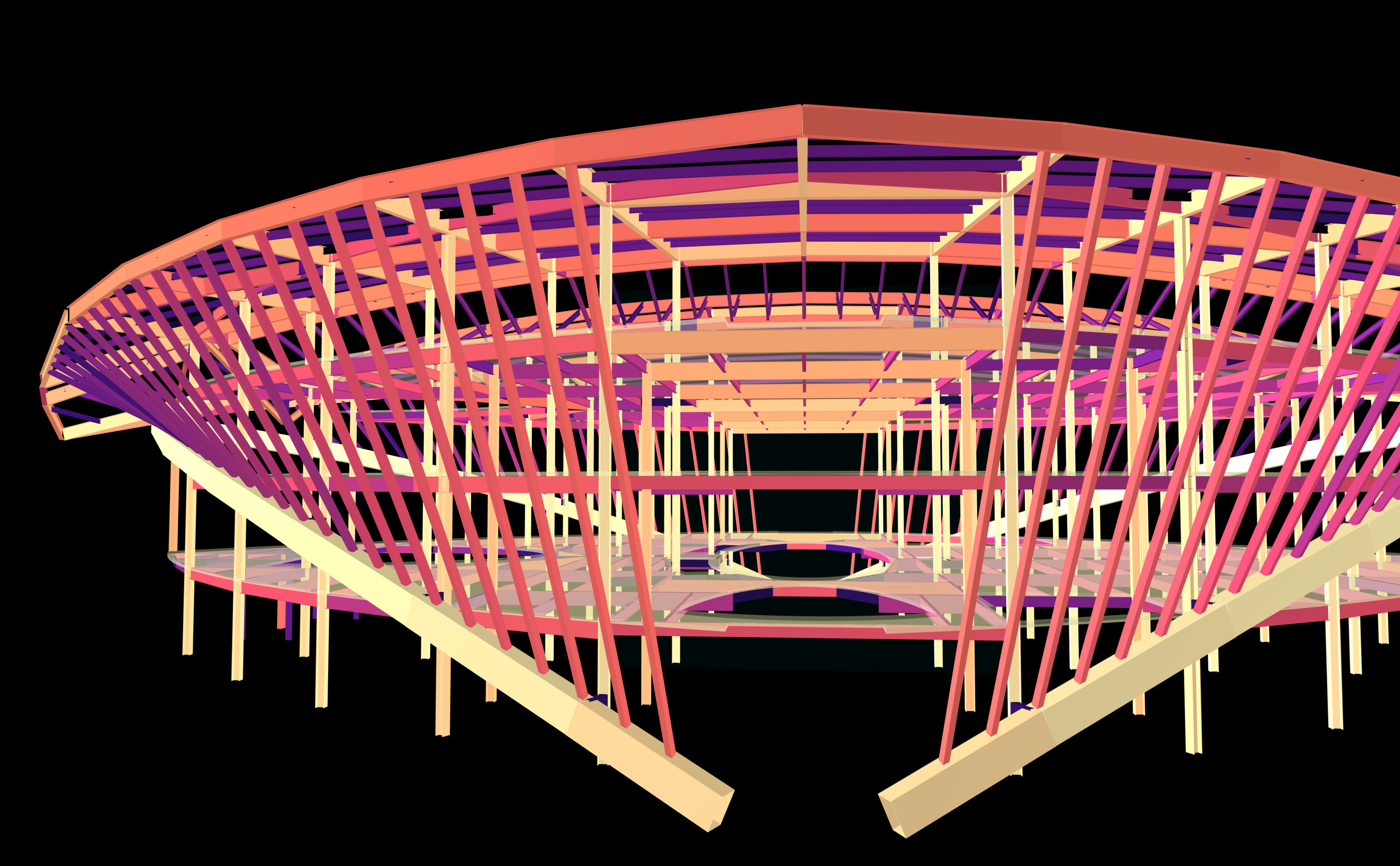 A geometric rationalization model created by Core studio.