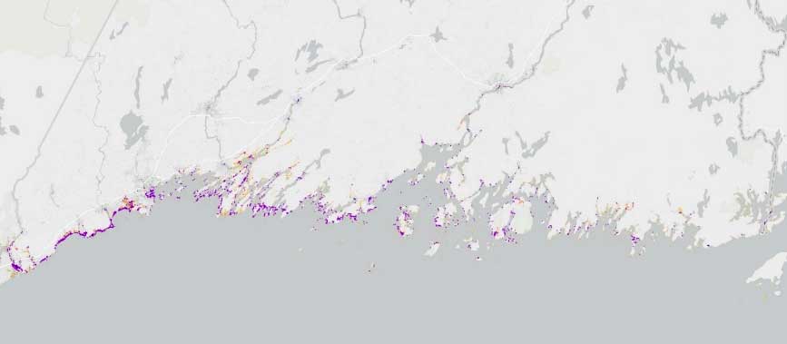 Our state-wide estimates of buildings vulnerable to the January 10 storm surge.