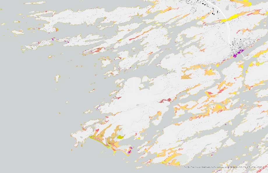 South Harpswell down to Newagen, including Popham, Phippsburg, Bath. Also included are the outlets of the Kennebec, Sasanoa, and Sheepscot Rivers.