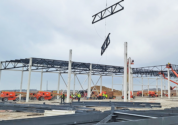 Erection engineering keeps partially erected steel structures stable during construction.