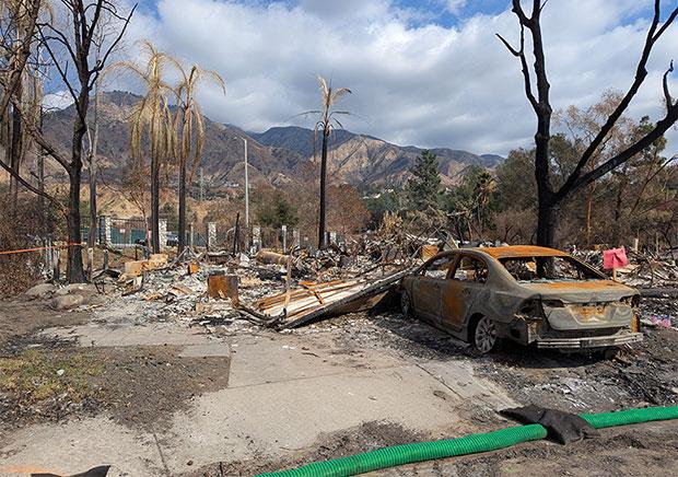 Post-Wildfire Structural Damage to Concrete & CMU Foundations