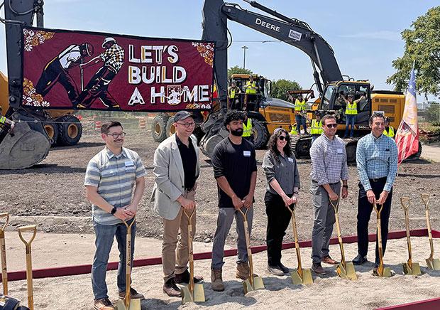 Construction has begun on AlumniFi Field, the future home of Detroit City FC in Detroit, Michigan. 