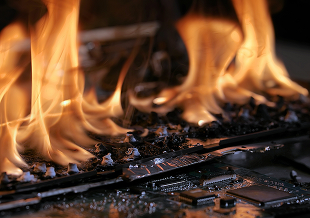 Laptop Fire