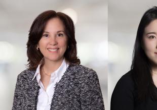 Principal Elisa Paone (left) and Senior Project Director Barbara Gao (right)