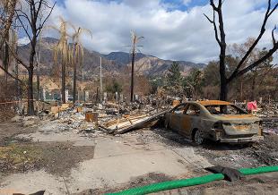 Post-Wildfire Structural Damage to Concrete & CMU Foundations