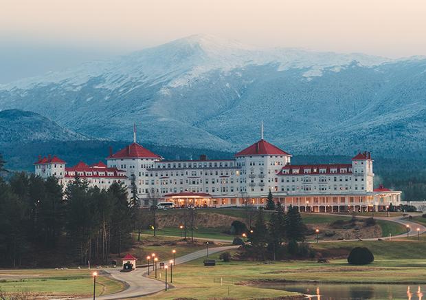 Mount Washington Resort in Bretton Woods, New Hampshire. 
