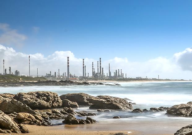 Galp refinery site in Matosinhos, Portugal.