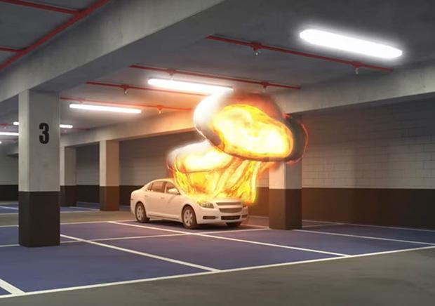 Car Fire Simulation
