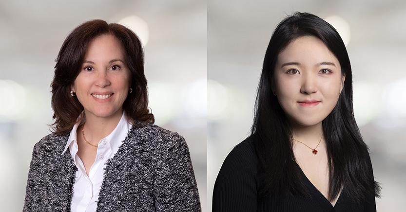 Principal Elisa Paone (left) and Senior Project Director Barbara Gao (right)