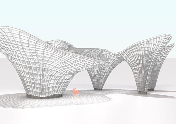 New Grid Shell Design Method Expands Possibilities for Curved Structures