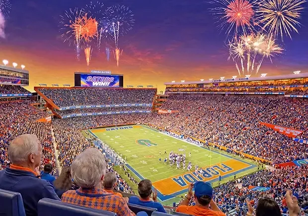 Ben Hill Griffin Stadium in Gainesville, Florida.