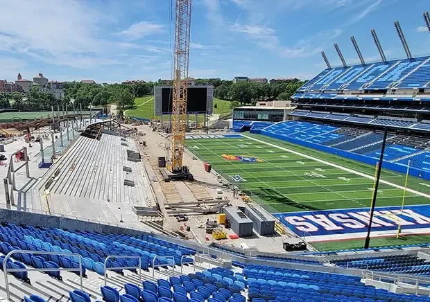 A complete reconstruction of the football stadium at KU is creating a dynamic destination for gameday and beyond.