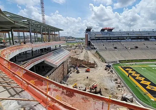 Thornton Tomasetti provided structural design and construction engineering for two major phases of Faurot Field’s transformation