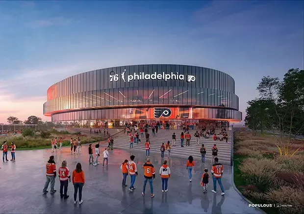 A new Philadelphia sports and entertainment arena will bring the 76ers, Flyers, and the city’s future WNBA team together under one roof.