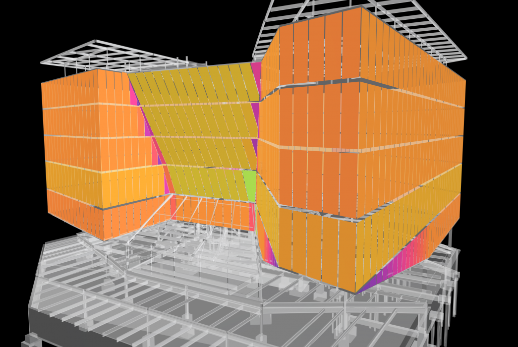 Mirar data visualization, Tata Innovation Center, Cornell Tech, New York, New York.