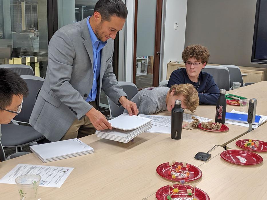 Our Tampa office is one of 18 locations that participate in the ACE Mentor Program, teaching schoolchildren about engineering principles and the AEC industry. 