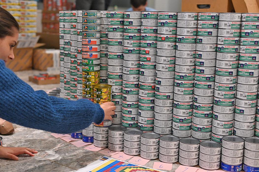 Our NY Canstruction 2021 submission, inspired by Sol LeWitt’s Wall Drawing #1136, won the “Most Cans” (9,698) award. Canstruction competitions encourage design professionals to build structures from donated cans of food that go to feed the hungry.