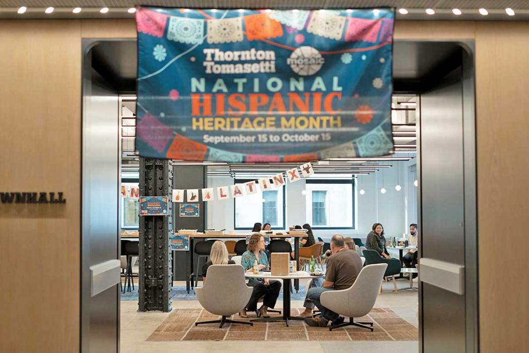 In 2021, Mosaic hosted an in-office party in New York in honor of National Hispanic Heritage Month.