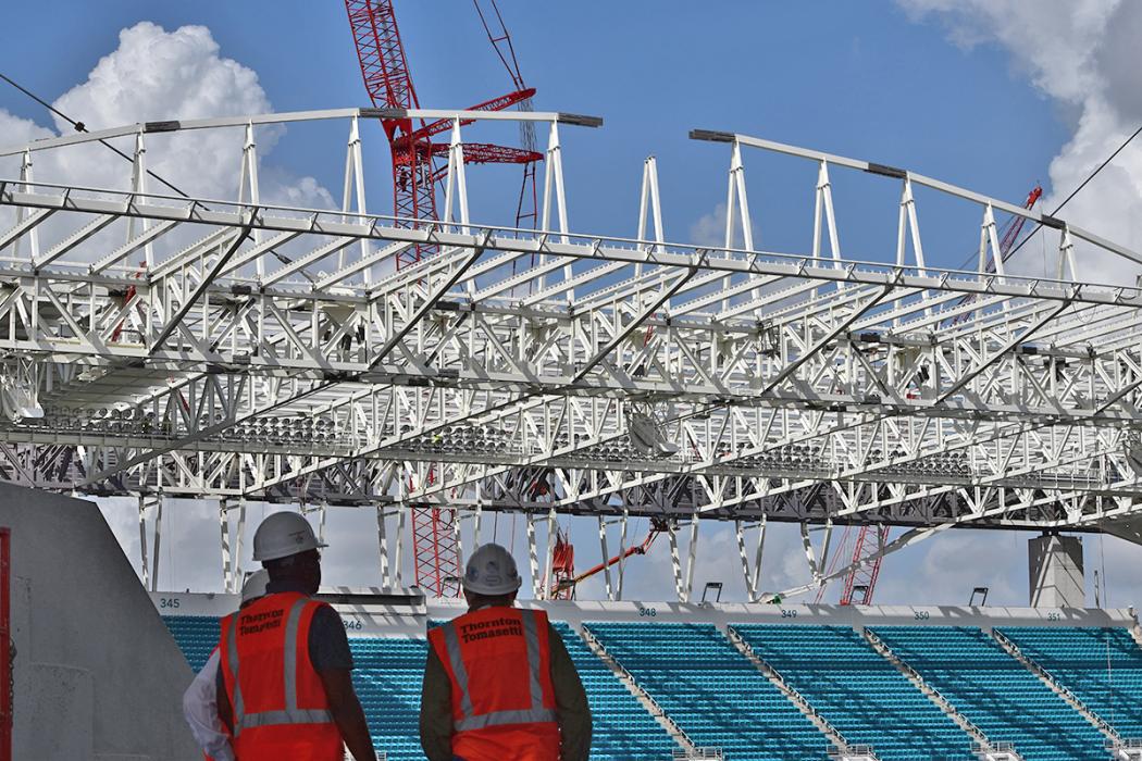 Miami Dolphins Hard Rock Stadium Renovation Time-Lapse 