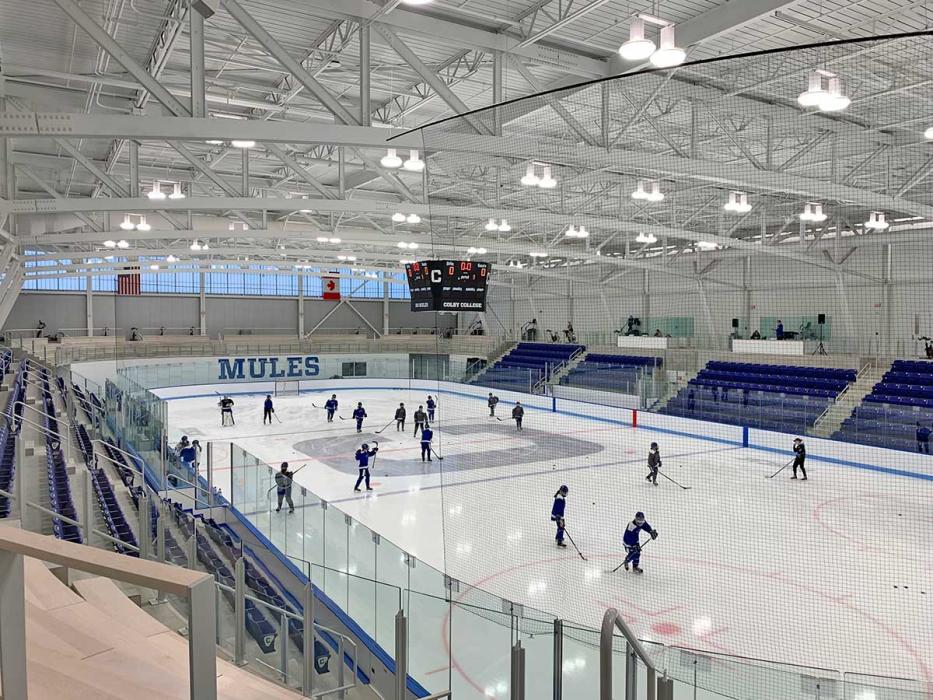 Harold Alfond Athletics and Recreation Center in Waterville, Maine.