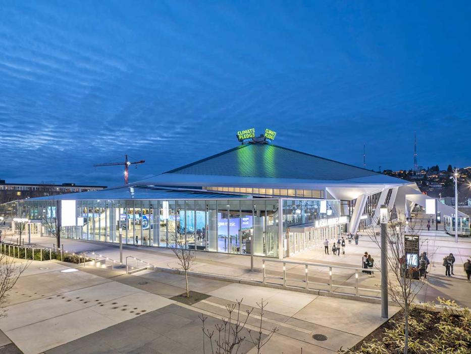 Climate Pledge Arena in Seattle.