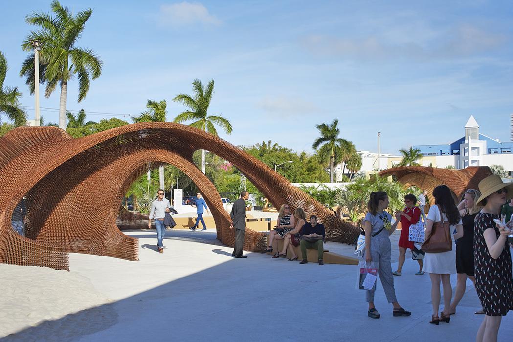 Flotsam & Jetsam 3D-printed pavilion, Miami, Florida.