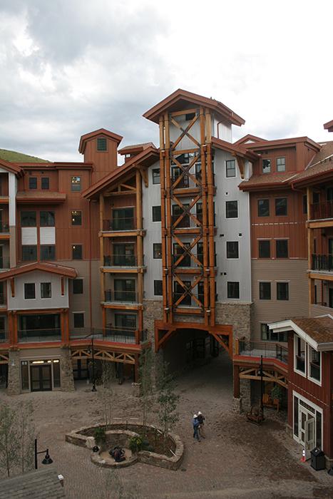 Lodge at Mountaineer Square in Crested Butte, Colorado. 