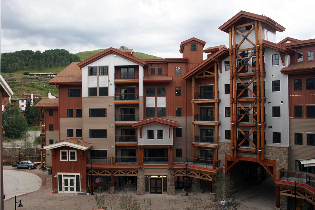 Lodge at Mountaineer Square in Crested Butte, Colorado. 