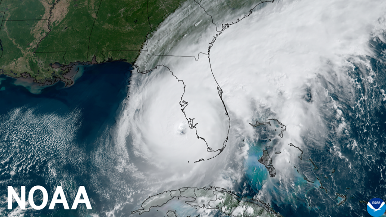 Radar footage of Hurricane Ian in September 2022.