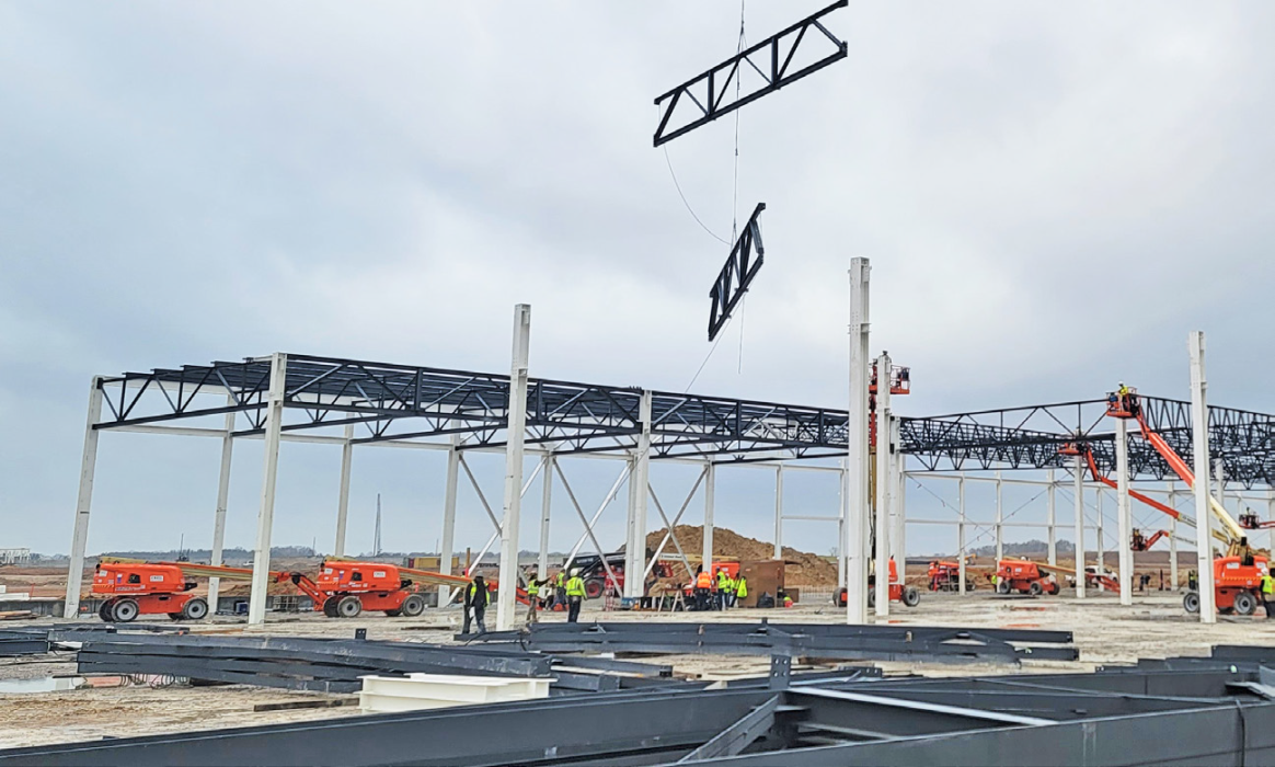 Erection engineering keeps partially erected steel structures stable during construction.