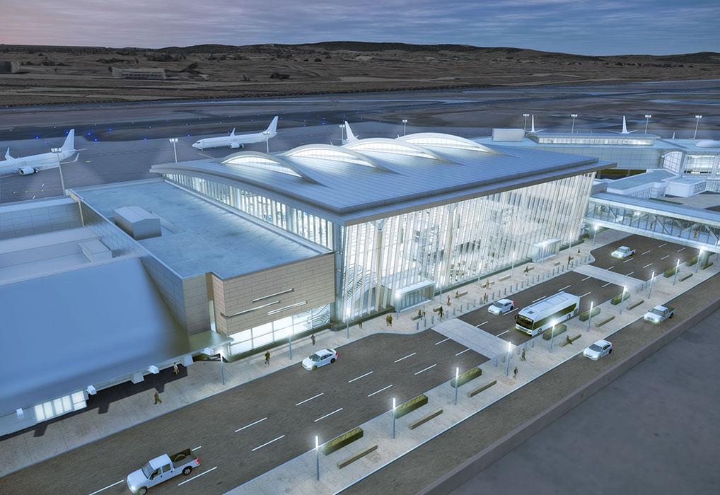 Terminal renovation and expansion program at Spokane International Airport in Washington.