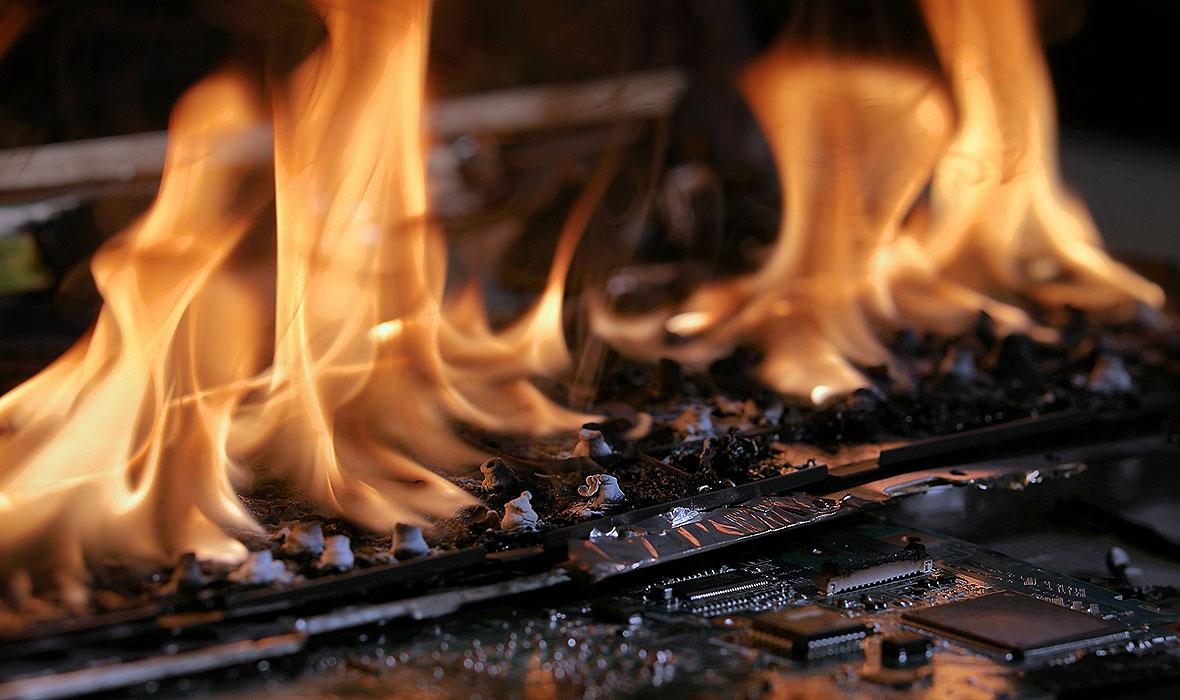 Laptop Fire