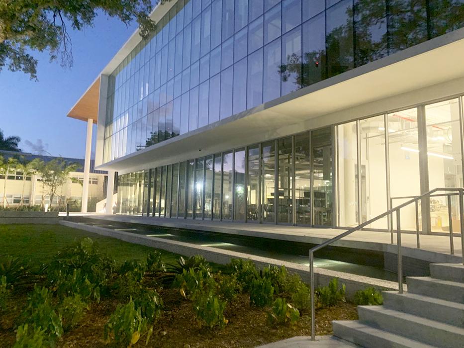 Ransom Everglades School STEM Building in Coconut Grove, Florida.