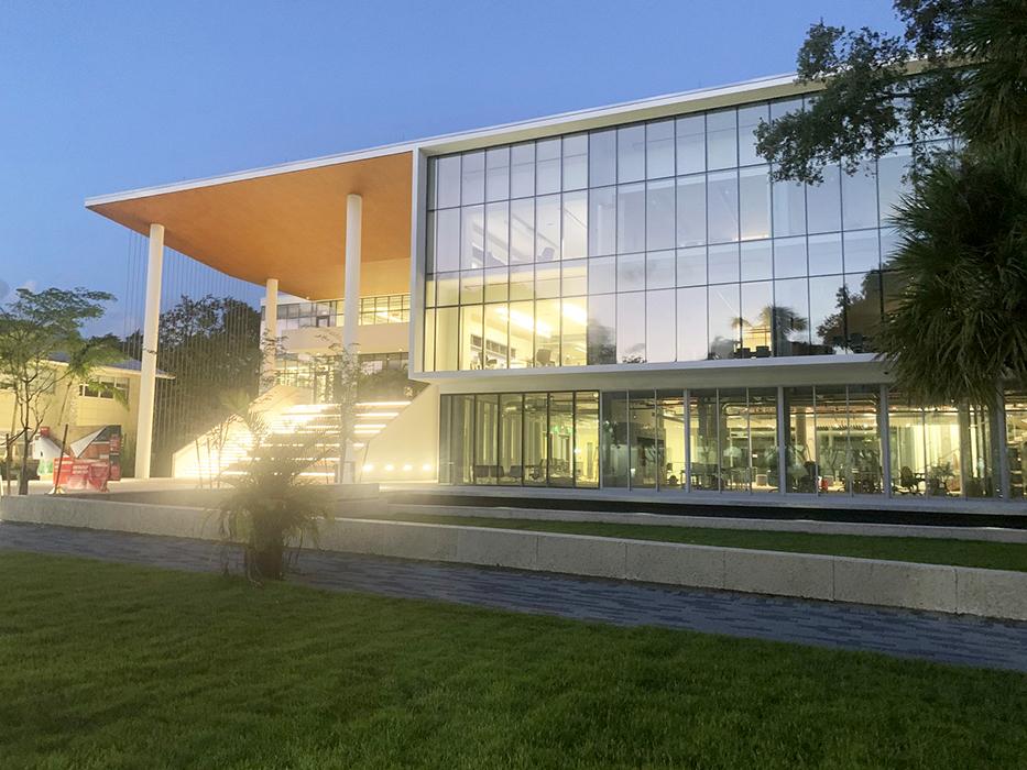 Ransom Everglades School STEM Building in Coconut Grove, Florida.