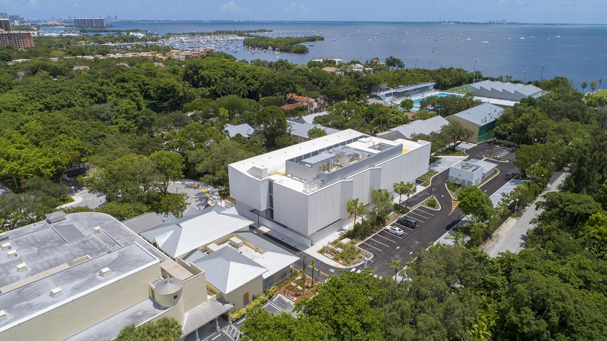 Ransom Everglades School STEM Building in Coconut Grove, Florida.