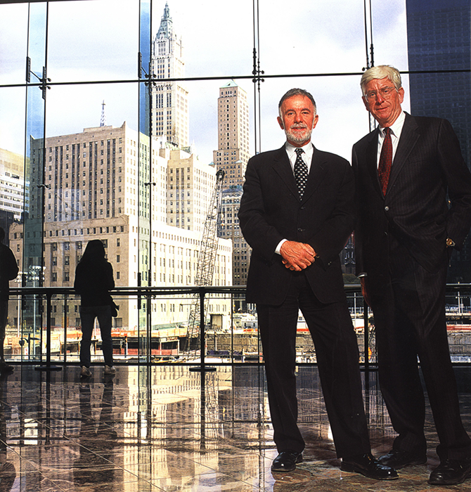 Founding Principal Richard Tomasetti (left) and Charlie Thornton.