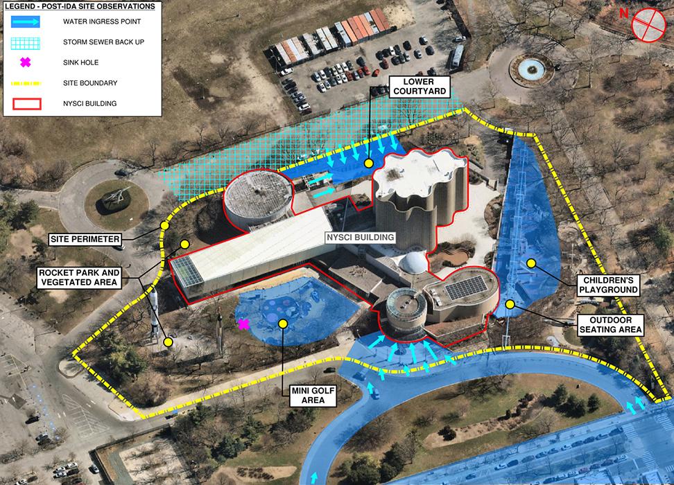 New York Hall of Science, Climate Hazard Assessment Services, in Queens, New York.