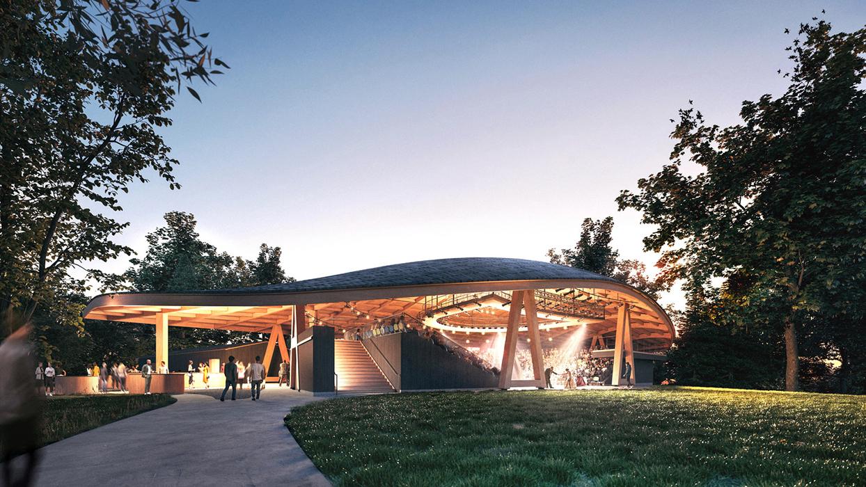 Samuel H. Scripps Theater Center at Hudson Valley Shakespeare in Garrison, New York.