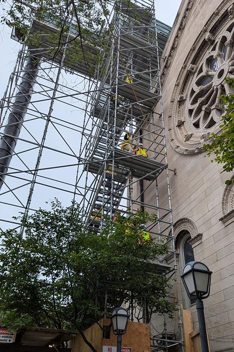 Saint Clement Parish Dome Renovation in Chicago.