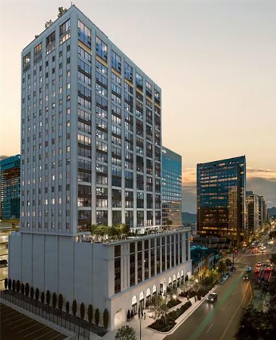 Seraph at 136 East South Temple in Salt Lake City, Utah.
