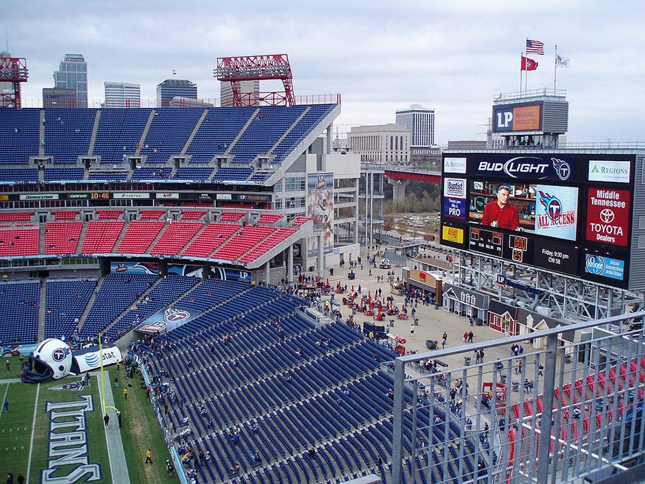 Nissan Stadium in Nashville, Tennessee.