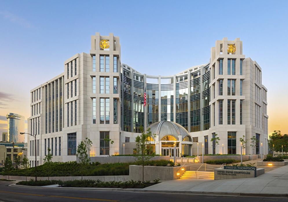 Fred D. Thompson Federal Building and U.S. Courthouse in Nashville, Tennessee.