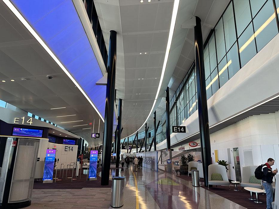 Logan International Airport, Terminal E Modernization in Boston, Massachusetts. 