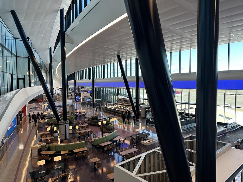Logan International Airport, Terminal E Modernization in Boston, Massachusetts. 