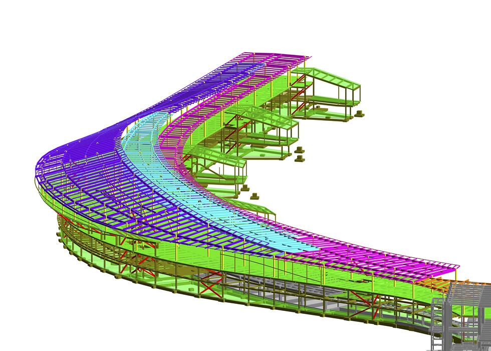 Logan International Airport, Terminal E Modernization in Boston, Massachusetts. 