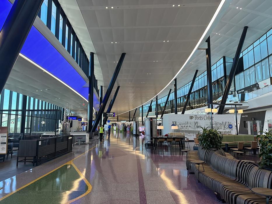 Logan International Airport, Terminal E Modernization in Boston, Massachusetts. 