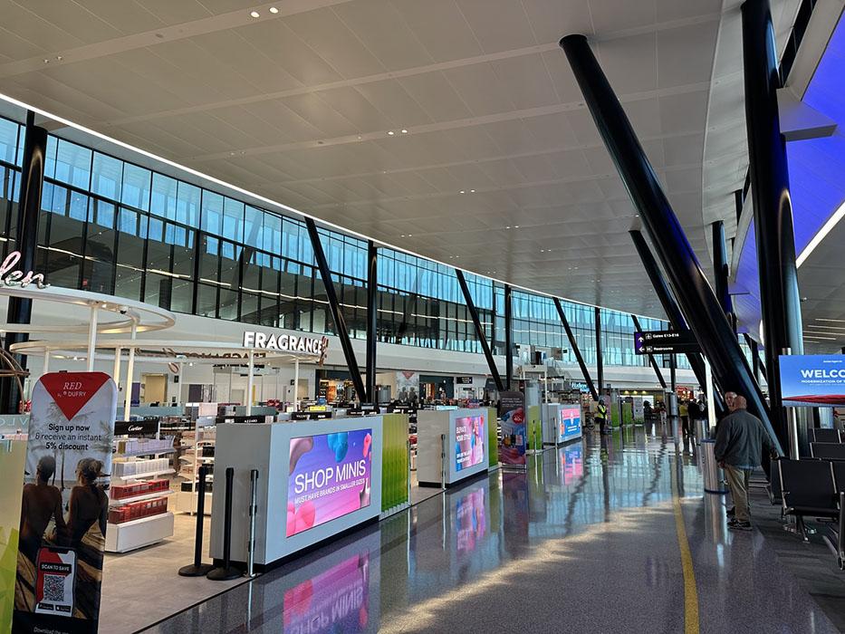 Logan International Airport, Terminal E Modernization in Boston, Massachusetts. 