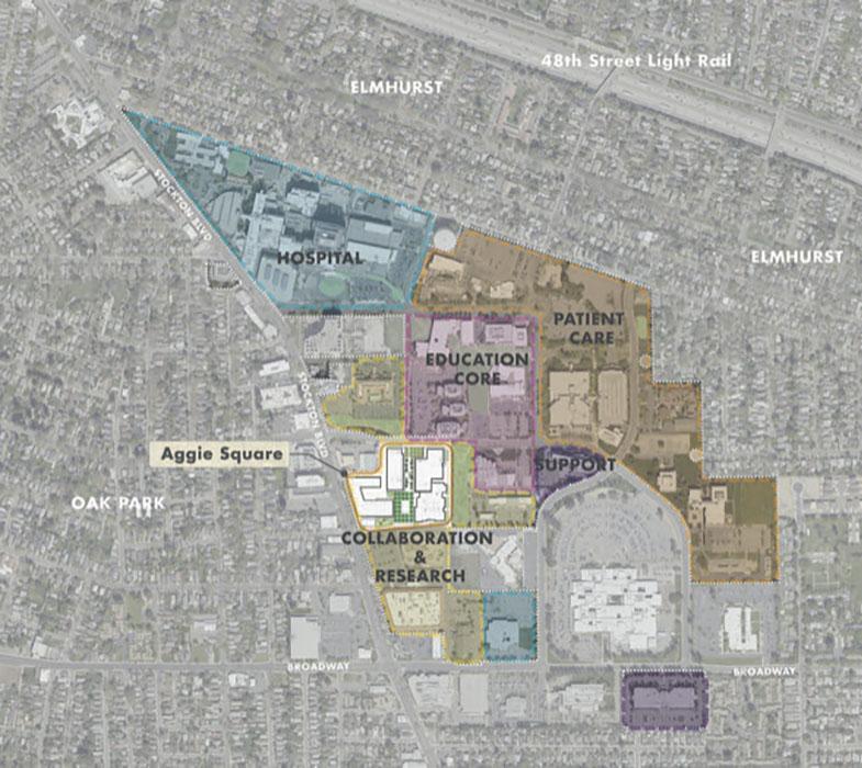 University of California, Davis, Aggie Square, Phase 1 in Sacramento, California. 