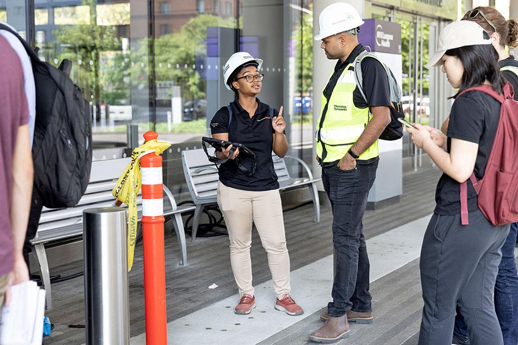 Jennifer Mahan was part of the Thornton Tomasetti team who provided flood barrier and bathtub testing consulting for NYU's Kimmel Pavilion.