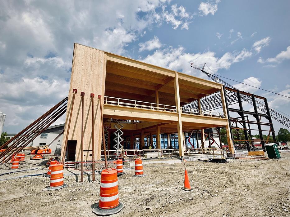 The GEM Factory of the Future mass-timber structure is redefining what factories can be made of.